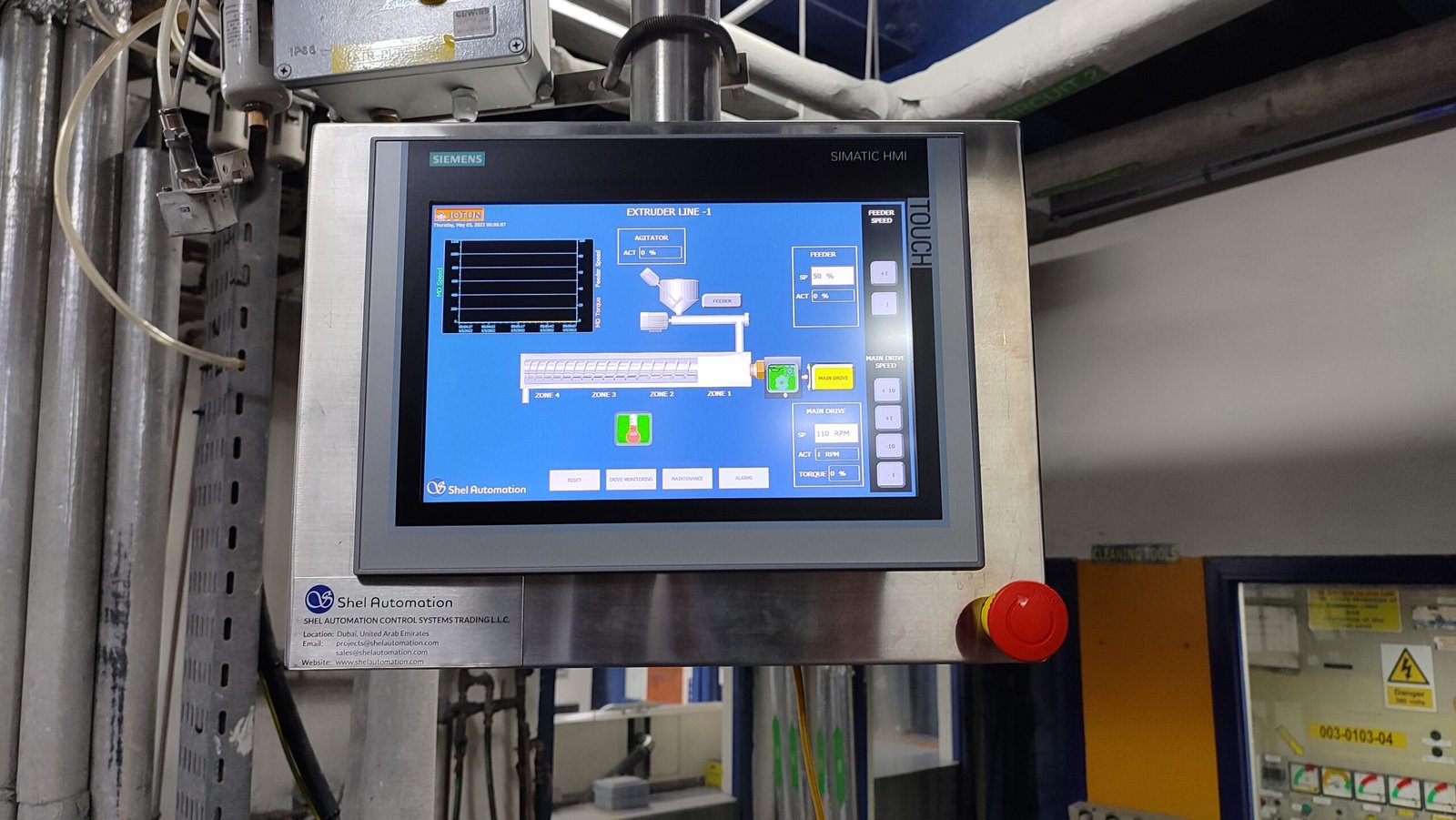 Extruder Line Automation Upgrade